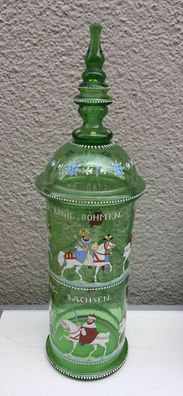 Deckelpokal deutsche Kurfürsten König von Böhmen ca. 51 cm 17801