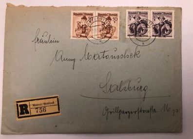 Trachten Brief Reco Matrei Salzburg 25412