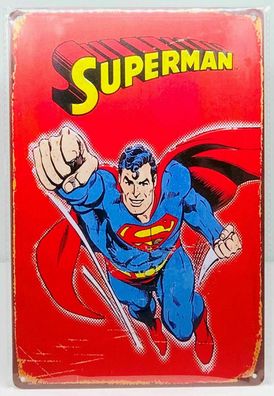 Nostalgie Nostalgie Vintage Retro Schild "SUPERMAN" 30x20 12054 (Gr. 30x20cm)