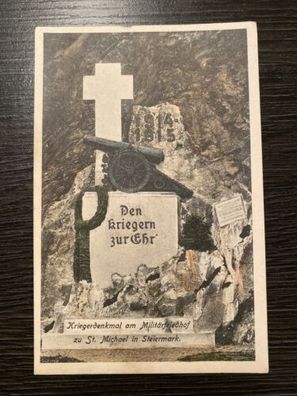 Kriegerdenkmal St. Michael Steiermark Militärfriedhof 80023