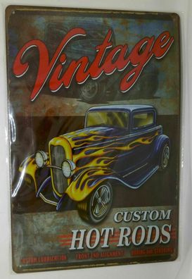 Nostalgie Nostalgie Retro Blechschild Vintage Custom Hot Rods 30x20 50144