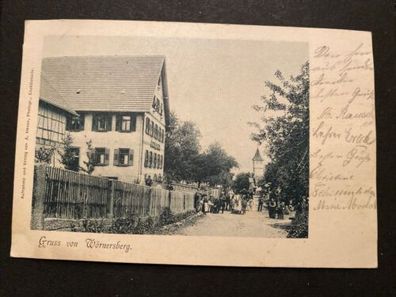 Gruß aus Wörnersberg Gasthaus zum Anker 80187