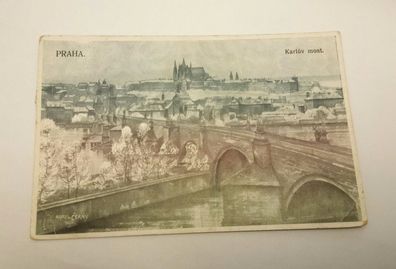 Praha Prag Palast Brücke 50328