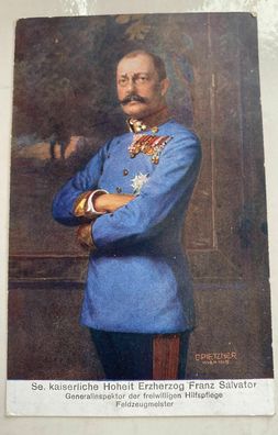 Nostalgie Erzherzog Franz Salvator Uniform Abzeichen Orden 90017
