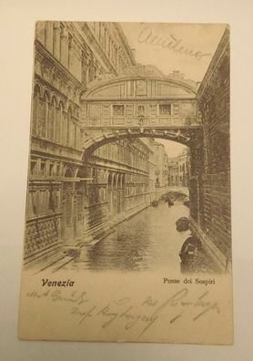Venezia Venedig Ponte dei Sospiri Seufzerbrücke Gondel Kanal 50318