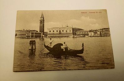 Venezia Venedig Panorama dal mara Gondel Kanal 50324