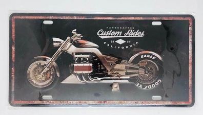 Nostalgie Nostalgie Retro Blechschild Custom Rides, Eagle Goodyear 30x15cm 50083