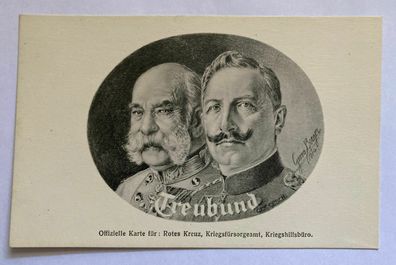 Nostalgie Kaiser Franz Josef Kaiser Wilhelm Treuebund 90005