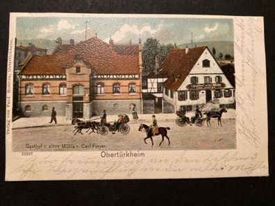 Obertürkheim Gasthof zur alten Mühle Pferdekutsche 80203