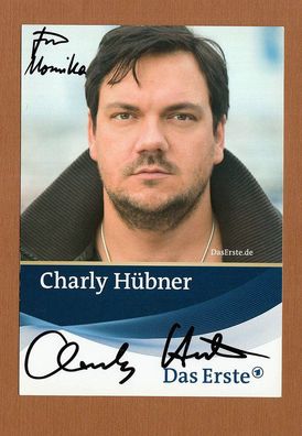 Charly Hübner (deutscher Schauspieler ) - persönlich signierte