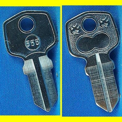 Schlüsselrohling Börkey 555 für verschiedene Automaten, Bootsmotore, Möbelzylinder ..