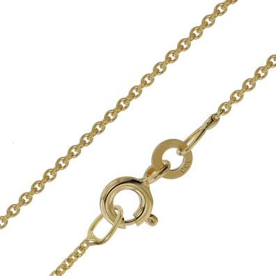 Acalee Schmuck Halskette 333 Gold / 8 Karat Anker-Kette 1,1 mm 10-1011