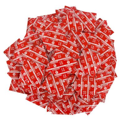 London Rot Beutel 100 Stück mit Erdbeer Aroma Kondome Condome