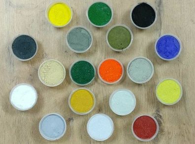 Pigment Pigmentpulver Farbpigmente Trockenfarbe Oxidfarbe Farbpulver (7,99 €/ kg)