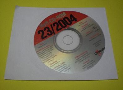 Computer BILD 23/2004 Software PC Programme CD-ROM Heft CD