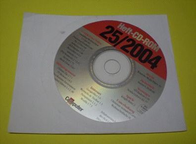 Computer BILD 25/2004 Software PC Programme CD-ROM Heft CD