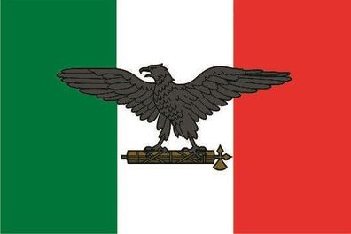 Fahne Flagge Italien Sozialistiche Republik Premiumqualität