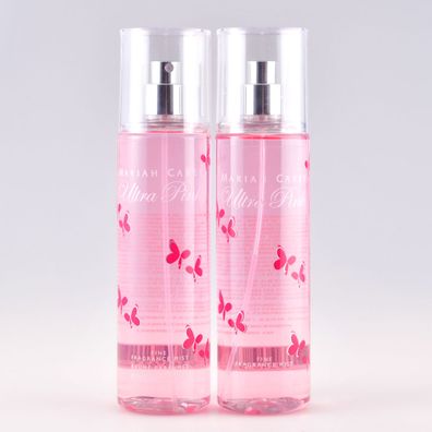 2 x Mariah Carey Ultra Pink 236ml Body Mist Parfum Spray Duftnebel for women = 472 ml