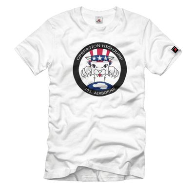 Operation Highjump 105. Airborne US Marine Army Navy Antarktis - T Shirt #1045