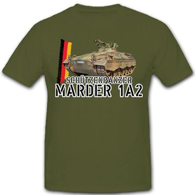 Schützenpanzer Marder 1A2 Panzer Panzergrenadiere Bund Bw - T Shirt #10260