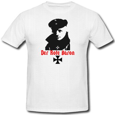 Baron Jagdflieger Held Legende WK Doppeldecker Manfred Richthofen - T Shirt #1113