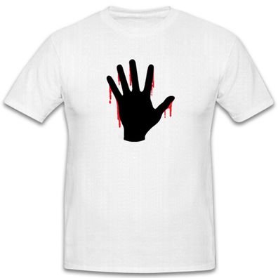 Blut an den Händen Blood on Hands Military War Army Victims - T Shirt #11052