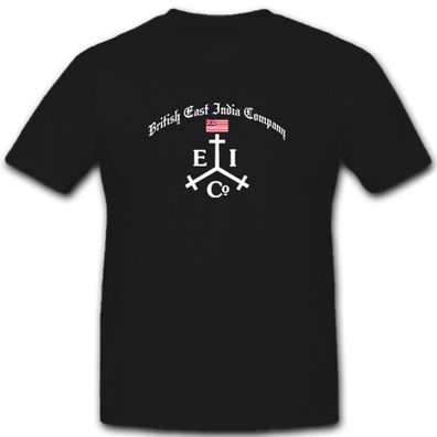 British East India Company Siegel Abzeichen Wappen Emblem - T Shirt #11214