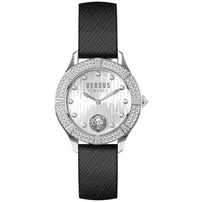 Versus by Versace Damen Uhr Armbanduhr Canton Rouad VSP261119 Leder