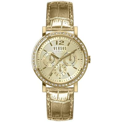 Versus by Versace Damen Uhr Armbanduhr Manhasset VSPOR2419 Leder