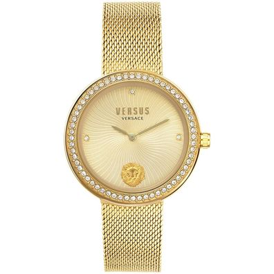 Versus by Versace Damen Uhr Armbanduhr Lea VSPEN0819 Edelstahl