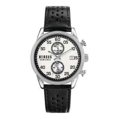 Versus by Versace Herren Uhr Armbanduhr Chrono Shoreditch S66060016 Leder