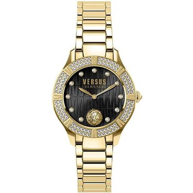 Versus by Versace Damen Uhr Armbanduhr Canton Road VSP262619 Edelstahl