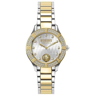 Versus by Versace Damen Uhr Armbanduhr Canton Road VSP262319 Edelstahl