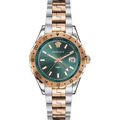 Versace Herren Uhr Armbanduhr Edelstahl Hellenyium V11050016