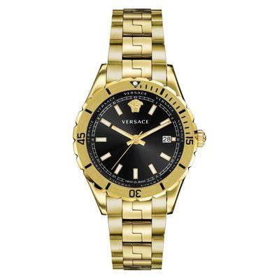 Versace Herren Uhr Armbanduhr Edelstahl Hellenyium VE3A00820
