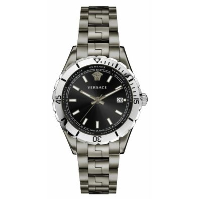 Versace Herren Uhr Armbanduhr Edelstahl Hellenyium VE3A00620