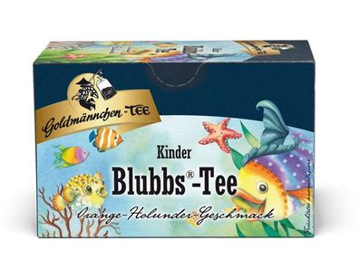 Goldmännchen Tee Kinder Blubbs Tee Orange Holuderbeere