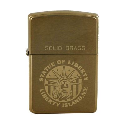 Zippo Feuerzeug Modell 31 Solid Brass Statue of Liberty