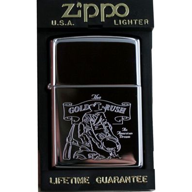 Zippo Feuerzeug Modell 250 Goldrausch