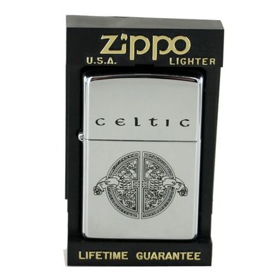 Zippo Feuerzeug Modell 250 Celtic Design 2 silver