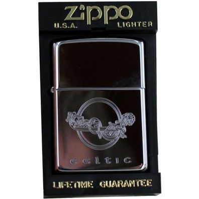Zippo Feuerzeug Modell 250 Celtic Design Flowers silver