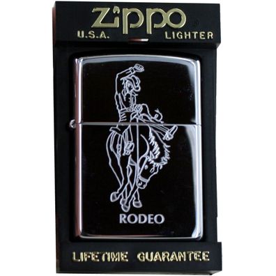 Zippo Feuerzeug Modell 250 Design Rodeo