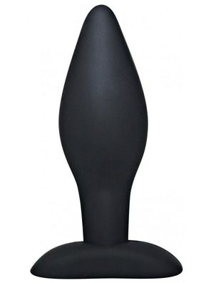 Silikon Black Velvets Anal-Plug mit Standfuß Butt Large Anatomisch Ø 4cm