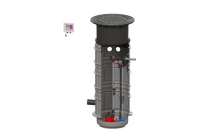 KESSEL Pumpstation Aqualift S LW 600 1 GTF600, SDS Schaltgerät, Kl. B,1800 2250 825
