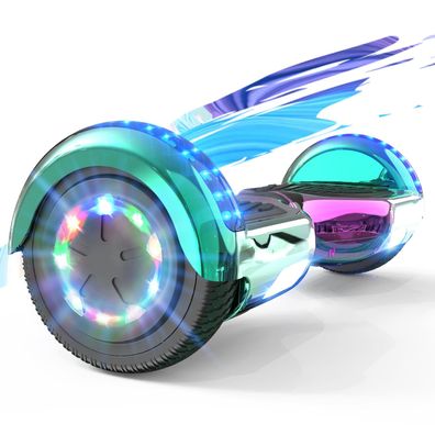 MegaMotion Hoverboard Elektro Scooter mit Bluetooth & Leuchtenden Rädern