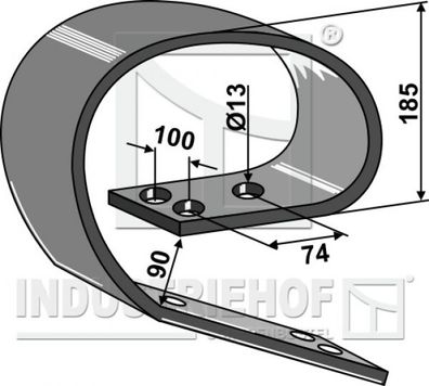 Blattfeder - 150 x 10 101.1555