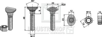 Planetschraube - M12x48 - 8.8 30.005