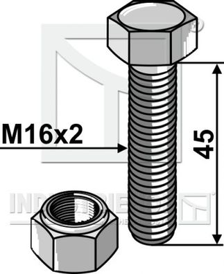 Schraube M16 x 45 101.1645