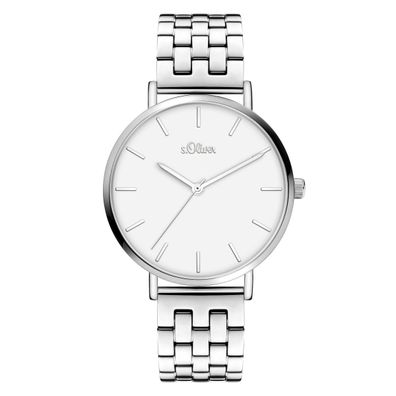 s. Oliver Damen Uhr Armbanduhr Edelstahl SO-3965-MQ