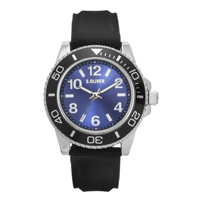 s. Oliver Herren Uhr Armbanduhr Silikon SO-4235-PQ